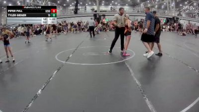84 lbs Round 6 (8 Team) - Tyler Gieger, The Outsiders vs Piper Full, U2 Upstate Uprising