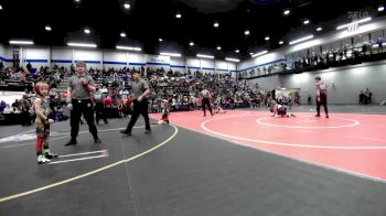 43 lbs Rr Rnd 2 - Brandon Givens, Noble Takedown Club vs Boomer Clinkenbeard, Comanche Takedown Club