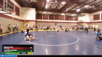 67 lbs Quarterfinal - Makai Pace, Westlake vs Porter Aimone, Team Prestige