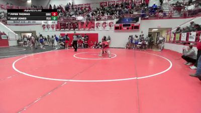 JH 155 lbs Cons. Round 2 - Piper Thomas, DUNCAN JH vs Ruby Jones, Piedmont JH
