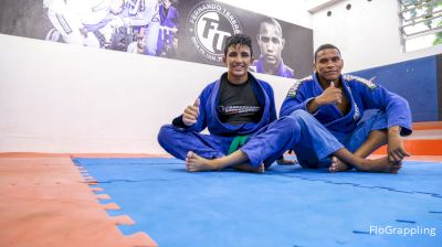 Rolling in Rio: 15yo Green Belt 'Moicano' & Black Belt Fabricio Silva