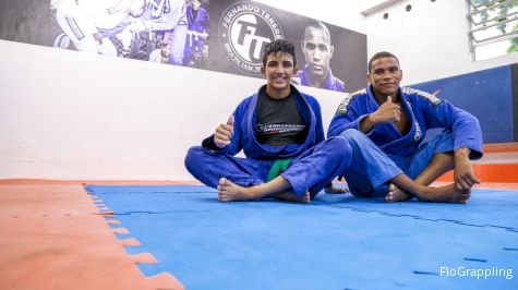 Rolling in Rio: 15yo Green Belt 'Moicano' & Black Belt Fabricio Silva