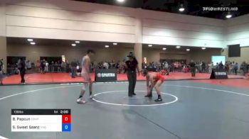 138 lbs Prelims - Brian Papcun, Compound Wrestling vs Sergio Sweet Saenz, Virginia