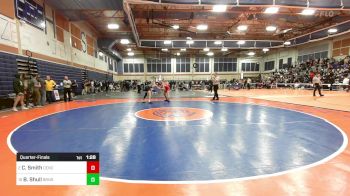 150 lbs Quarterfinal - Caden Smith, Central Catholic vs Brandon Shull, Barnstable