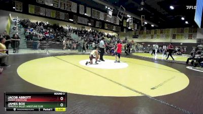 114 lbs Round 3 - James Box, Temecula Valley Wrestling Club vs Jacob Abbott, Swarm Wrestling