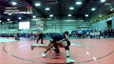 132 lbs Semifinal - Zander Shapiro, Founders Acc vs Jaxson Happy, Pershing County