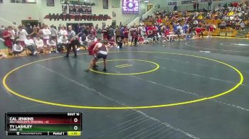 157 lbs Quarters & 1st Wb (16 Team) - Cal Jenkins, Holy Innocents Episcopal vs Ty Lashley, Cairo