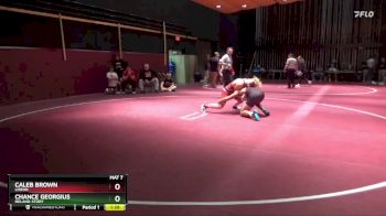 190 lbs Cons. Round 3 - Caleb Brown, Lisbon vs Chance Georgius, Roland-Story