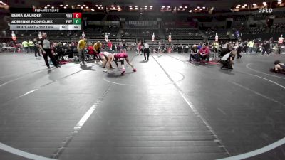112 lbs Consi Of 4 - Emma Saunder, Pennsville vs Adrienne Rodriguez, Frezzo Fight Factory