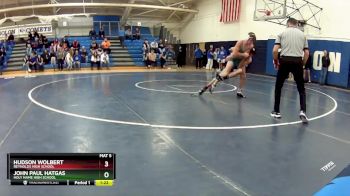 120 lbs Champ. Round 2 - Hudson Wolbert, Reynolds High School vs John Paul Hatgas, Holy Name High School