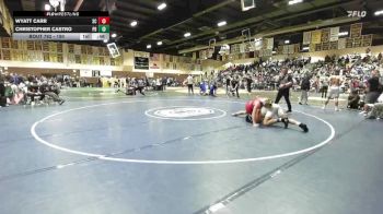 190 lbs Cons. Round 3 - Christopher Castro, Palm Desert vs Wyatt Carr, Steele Canyon