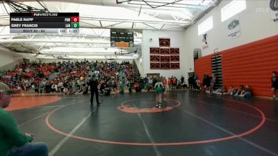 84 lbs Quarterfinal - Paele Rapp, Powell Middle School vs Grey Francis, Lander Middle School