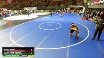 113 lbs Champ. Round 1 - Aidan Jeong, Castro Valley High School Wrestling vs Julius Mark Villamil, Socal Grappling Wrestling Club