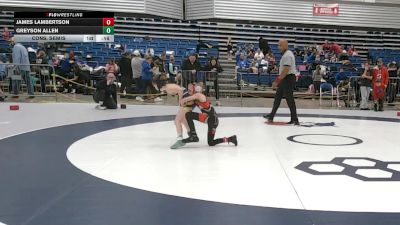 49 lbs Cons. Semis - James Lambertson vs Greyson Allen