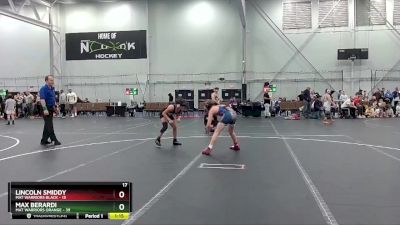 120 lbs Semis (4 Team) - Lincoln Smiddy, Mat Warriors Black vs Max Berardi, Mat Warriors Orange