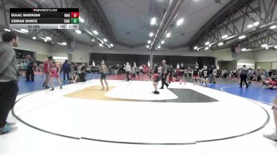 97 lbs Quarterfinal - Isaac Barikian, Kingsway MS vs Ceiran Sontz, Edge Wrestling