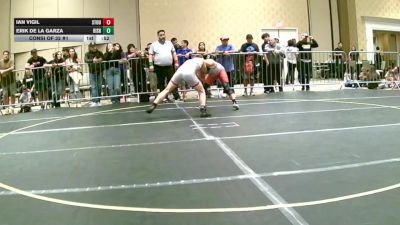 144 lbs Consi Of 32 #1 - Ian Vigil, Stout Wr Ac vs Erik De La Garza, Bishop Gorman HS