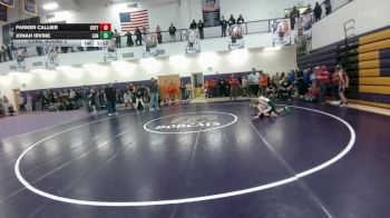 91 lbs Cons. Round 2 - Parker Callier, Greybull MS vs Jonah Irvine, Lander Middle School