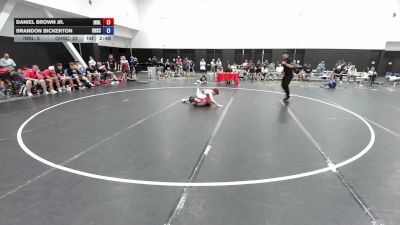 120 lbs Daniel Brown Jr., Team Indiana Blue vs Brandon Bickerton, Ohio Scarlet FS