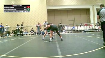 156 lbs Round Of 32 - Axel Thomas, Mater Academy vs Kyson Kroeger, Granite WC