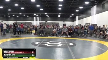 129 lbs Semis & 1st Wrestleback (8 Team) - Cruz Hezel, Roundtree Wrestling Academy vs Hans Gilfoil, Steller Trained