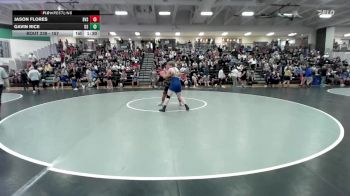 157 lbs Champ. Round 2 - Gavin Rice, D3 vs Jason Flores, Blue Valley Southwest