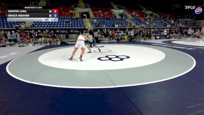 157 lbs Cons. Sub-rd Of 32 - Hunter Luna, CA vs Brock Weaver, GA