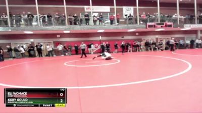 170 lbs Cons. Round 2 - Koby Gould, Bonneville High School vs Eli Womack, Rigby High School