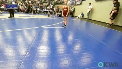 52 lbs Consi Of 16 #2 - Richard DeBelle, Perry Wrestling Academy vs Krue Goodin, Cowboy Wrestling Club