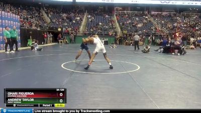 3A 126 lbs 3rd Place Match - Omari Figueroa, Eastern Guilford vs Andrew Taylor, West Rowan
