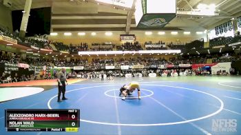 160 lbs Cons. Round 3 - Alexzondro Marx-Beierly, Juneau-Douglas HS vs Nolan Wald, Lathrop Wrestling