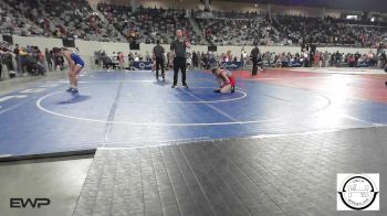 101 lbs Round Of 32 - Zoey Vaughn, Collinsville Junior High vs Gray Parker, Bixby JH Girls