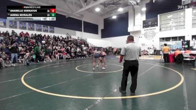 120 lbs Quarterfinal - Anabelle Serratos, Santa Ana vs Janina Morales, Los Osos