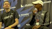 Meb Keflezighi Awkwardly Takes Galen Rupp To Task About Crowding His Space
