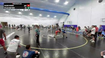 132 lbs Round 7 (10 Team) - Caleb Kosko, AWA PA Posse vs Dylan Meyers, GPS