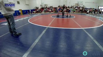 110 lbs Quarterfinal - Lane Austin, Deer Creek Wrestling Club vs Presley Williams, Harrah Little League Wrestling