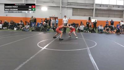 84 lbs Round 1 (4 Team) - Camden Poole, Donahue WA vs Beau Coleman, Westshore WC
