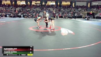 170 lbs Cons. Semi - Maddox Zuniga, Walter Johnson vs Alexandria Ray, James Hubert Blake