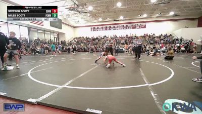 76 lbs Rr Rnd 1 - Stetson Scott, Cowboy Wrestling Club vs Miles Scott, Ponca City Wildcat Wrestling