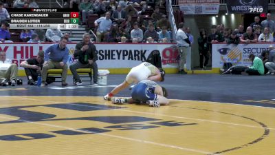 114 lbs Final - Chase Karenbauer, Grove City vs Braiden Lotier, Bishop McDevitt