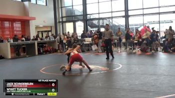 B-21 lbs 1st Place Match - Wyatt Tucker, ADM Tiger Wrestling Club vs Jack Schnoebelen, Husky Wrestling Club