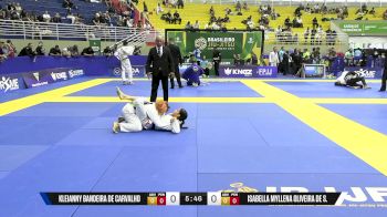 Isabella Myllena Oliveira De S. vs Kleianny Bandeira De Carvalho 2025 Brasileiro Jiu-Jitsu IBJJF
