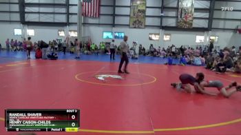 90 lbs Placement (4 Team) - RANDALL SHAVER, NORTH CAROLINA WRESTLING FACTORY - RED vs Henry Caison-Childs, SHENANDOAH VALLEY WRESTLING CLUB