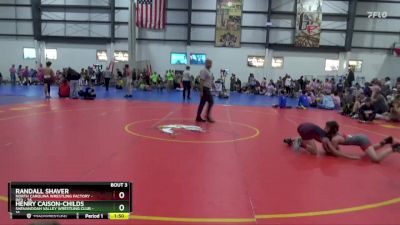 90 lbs Placement (4 Team) - RANDALL SHAVER, NORTH CAROLINA WRESTLING FACTORY - RED vs Henry Caison-Childs, SHENANDOAH VALLEY WRESTLING CLUB