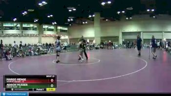 120 lbs Semis & Wb (16 Team) - Margo Menge, Wildcat Nation vs Adison Musser, DREAM TEAM