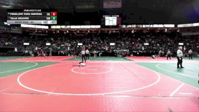 54 lbs Cons. Semi - Penelope Toro Winters, COL1 vs Talia Weaver, XGWA