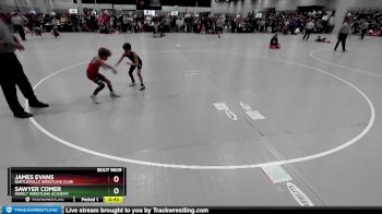 56 lbs Cons. Round 3 - James Evans, Bartlesville Wrestling Club vs Sawyer Comer, Sebolt Wrestling Academy