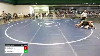 170 lbs Consi Of 32 #1 - Zachary-Daniel McKnight, GA vs Aaron DeLuca, PA