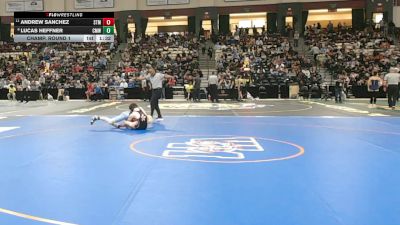 106-2A/1A Champ. Round 1 - Andrew Sanchez, St Michaels vs Lucas Heffner, C. Milton Wright