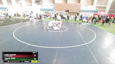 150 lbs Cons. Round 3 - Luke Mason, Spanish Fork vs Teage Derr, Davis